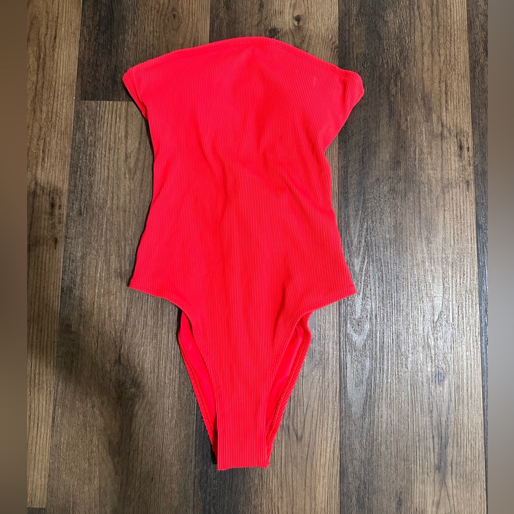 Aerie red bathing suit size S